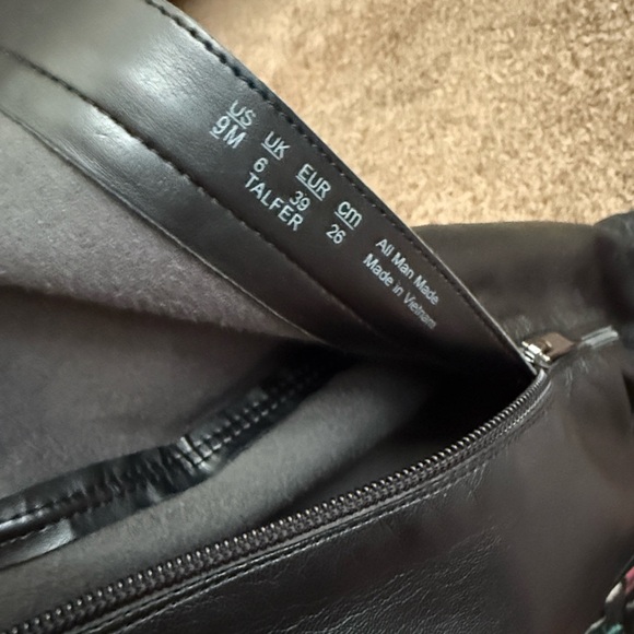 Franco Sarto Elegant Black Knee-High Boots - Picture 4 of 6